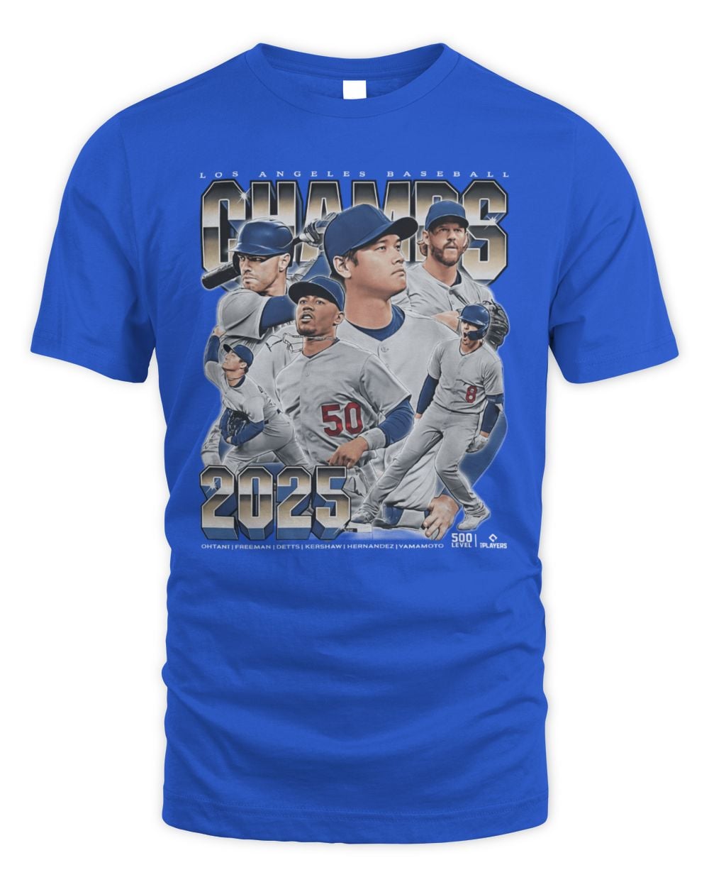 Los Angeles D Baseball 2025 Champs Vintage Tee Shirt