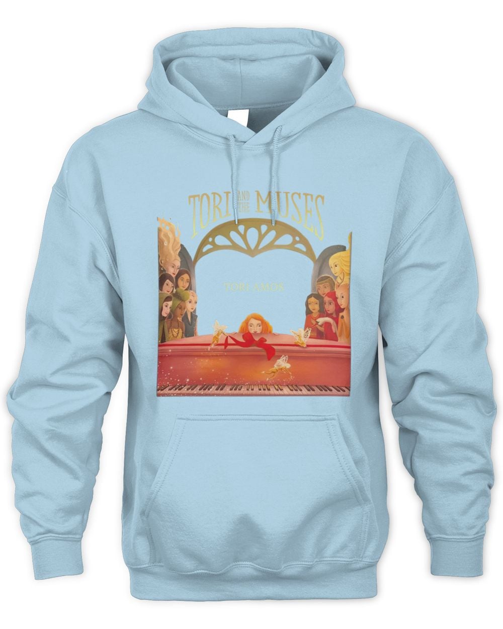 Tori Amos Merch Tori And The Muses Faeries Blue Hoodie Sweatshirt