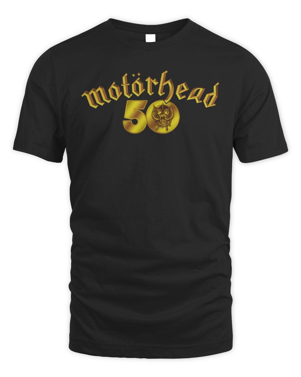 Motorhead Store 50th Anniversary Gold Logo Tee