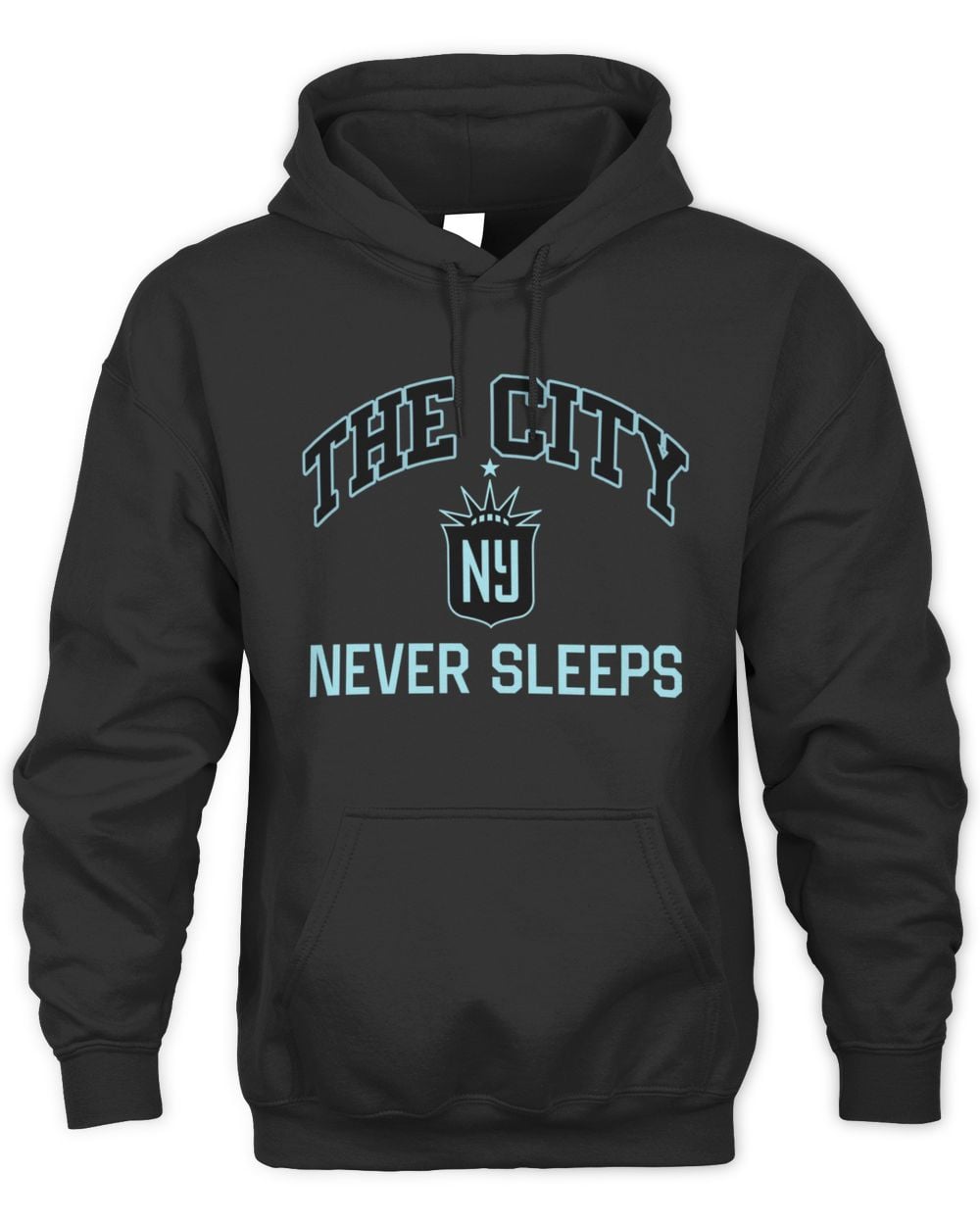 NJ/NY Gotham FC The City Never Sleeps Tri-Blend Hoodie Sweatshirt