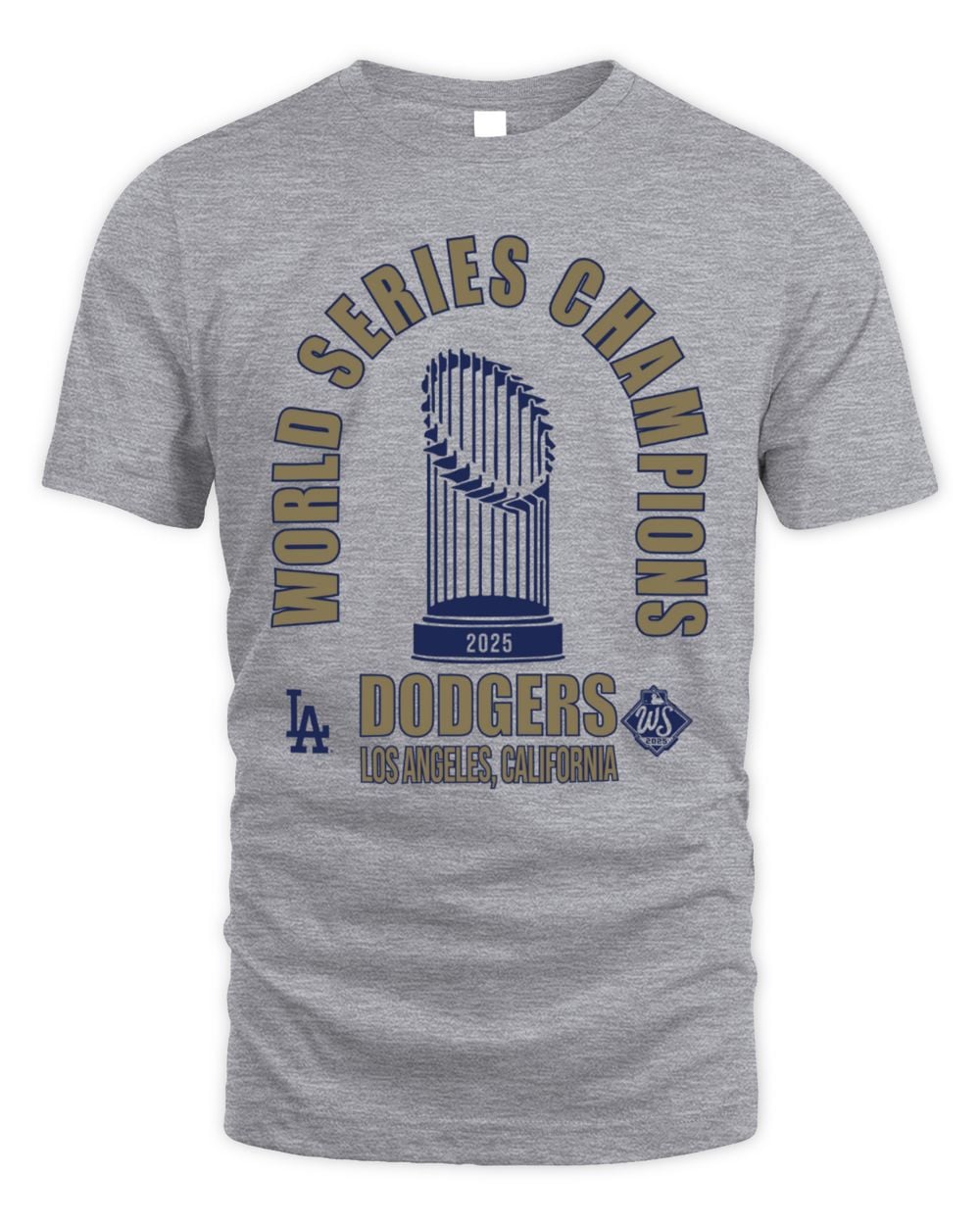 Men's Los Angeles Dodgers 2025 World Series Champions Tri-Blend T-Shirt