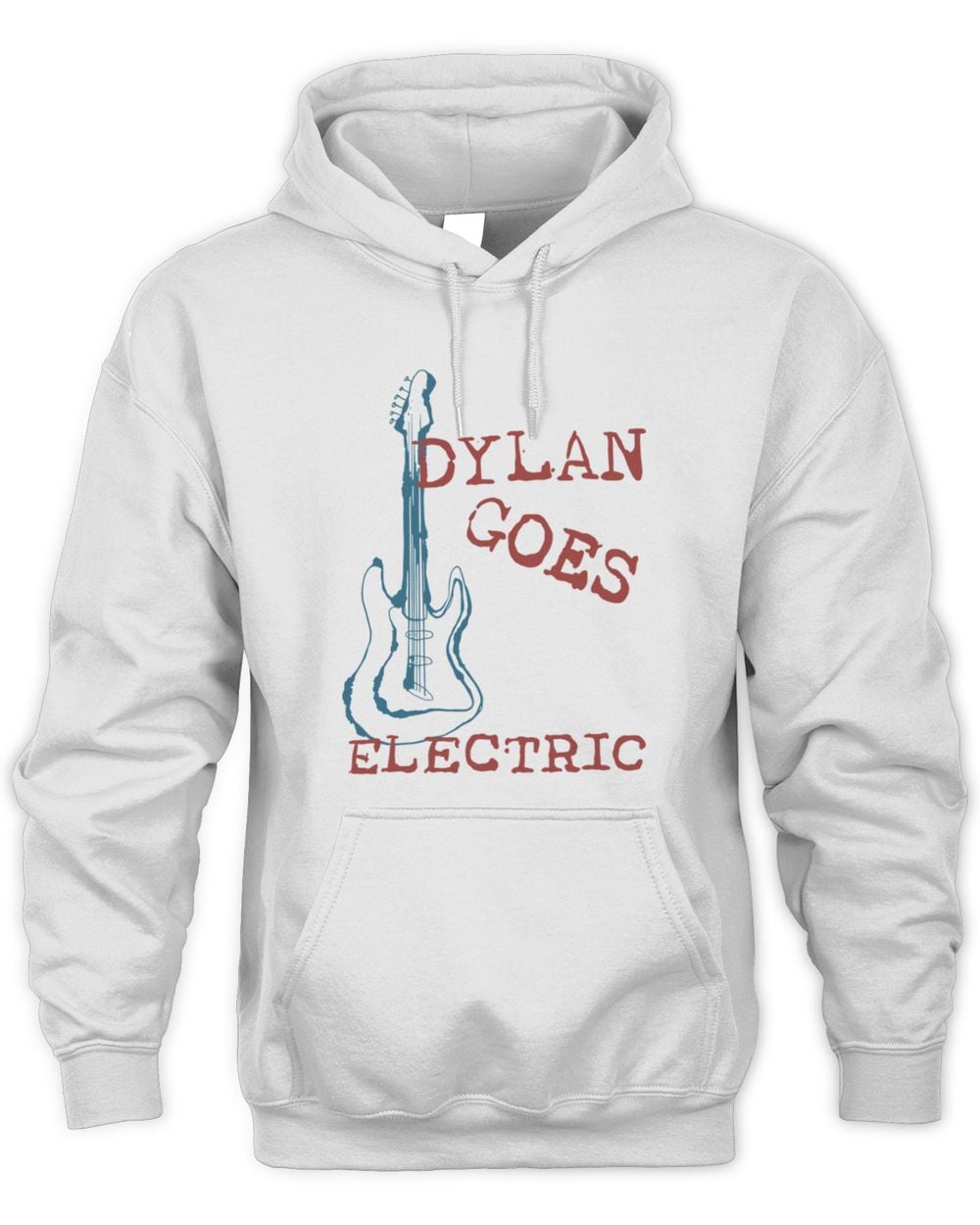 Dylan Goes Electric Throwback Hoodie White