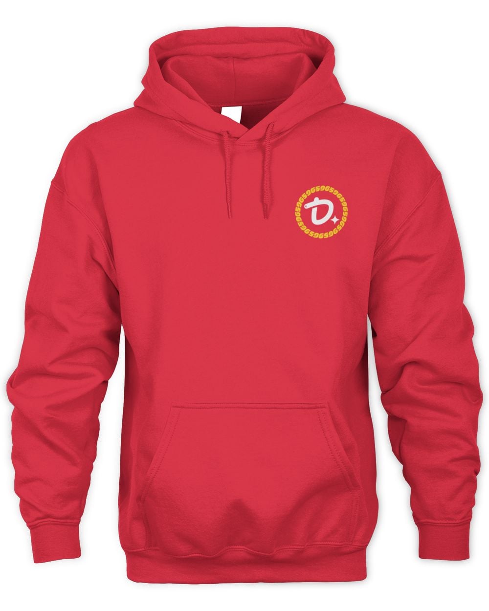 Dan Gheesling Merch 596 Champion Brand Red Hoodie Sweatshirt