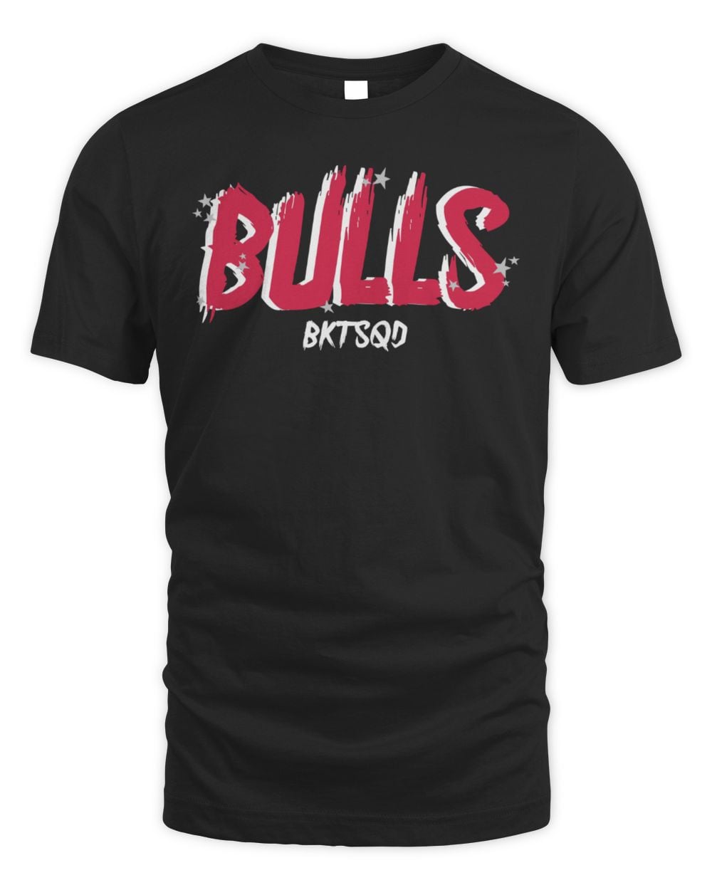 NBA X BKTSQD Chicago Bulls Black Tee