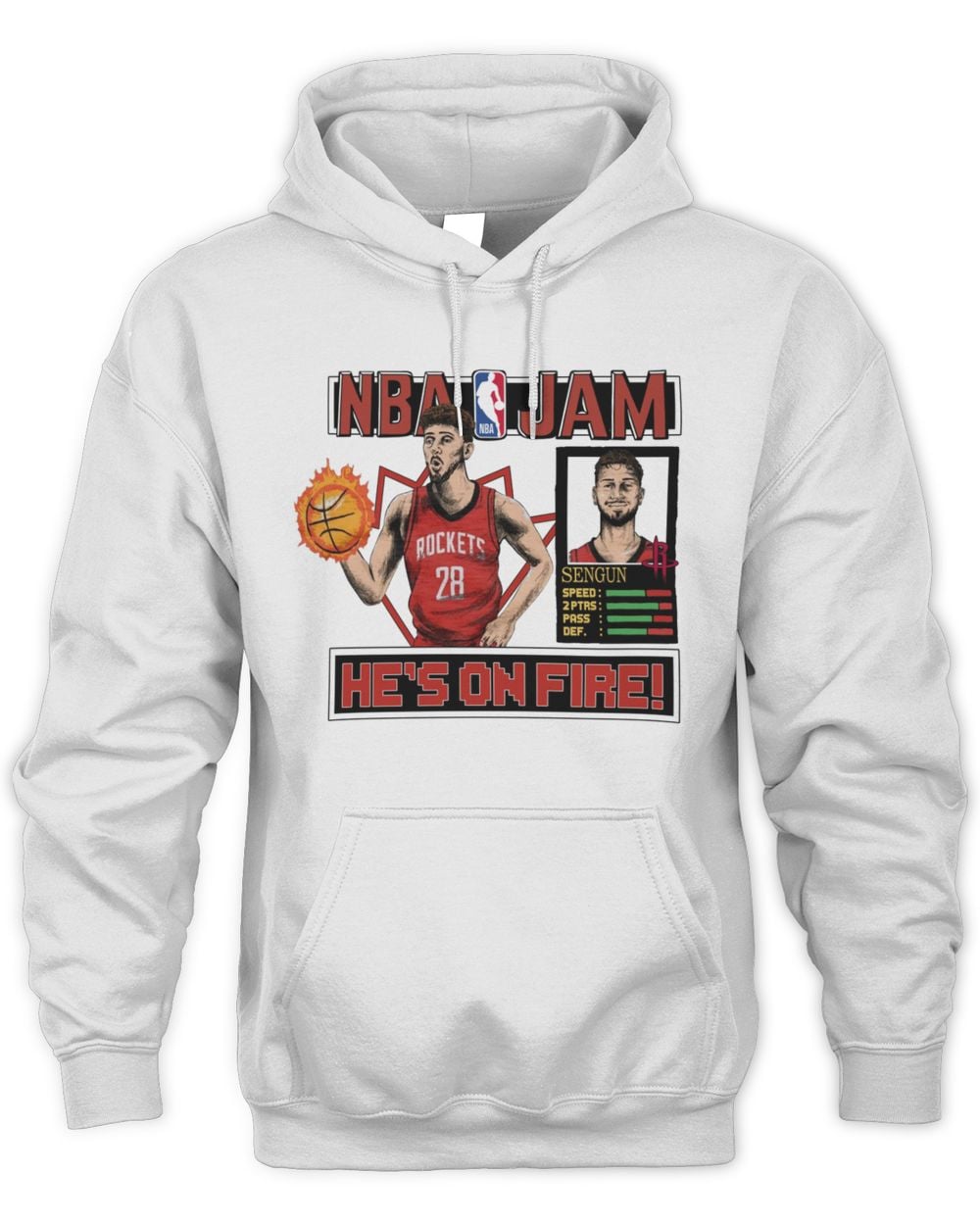 NBA Jam Rockets Alperen Sengun Hoodie Sweatshirt