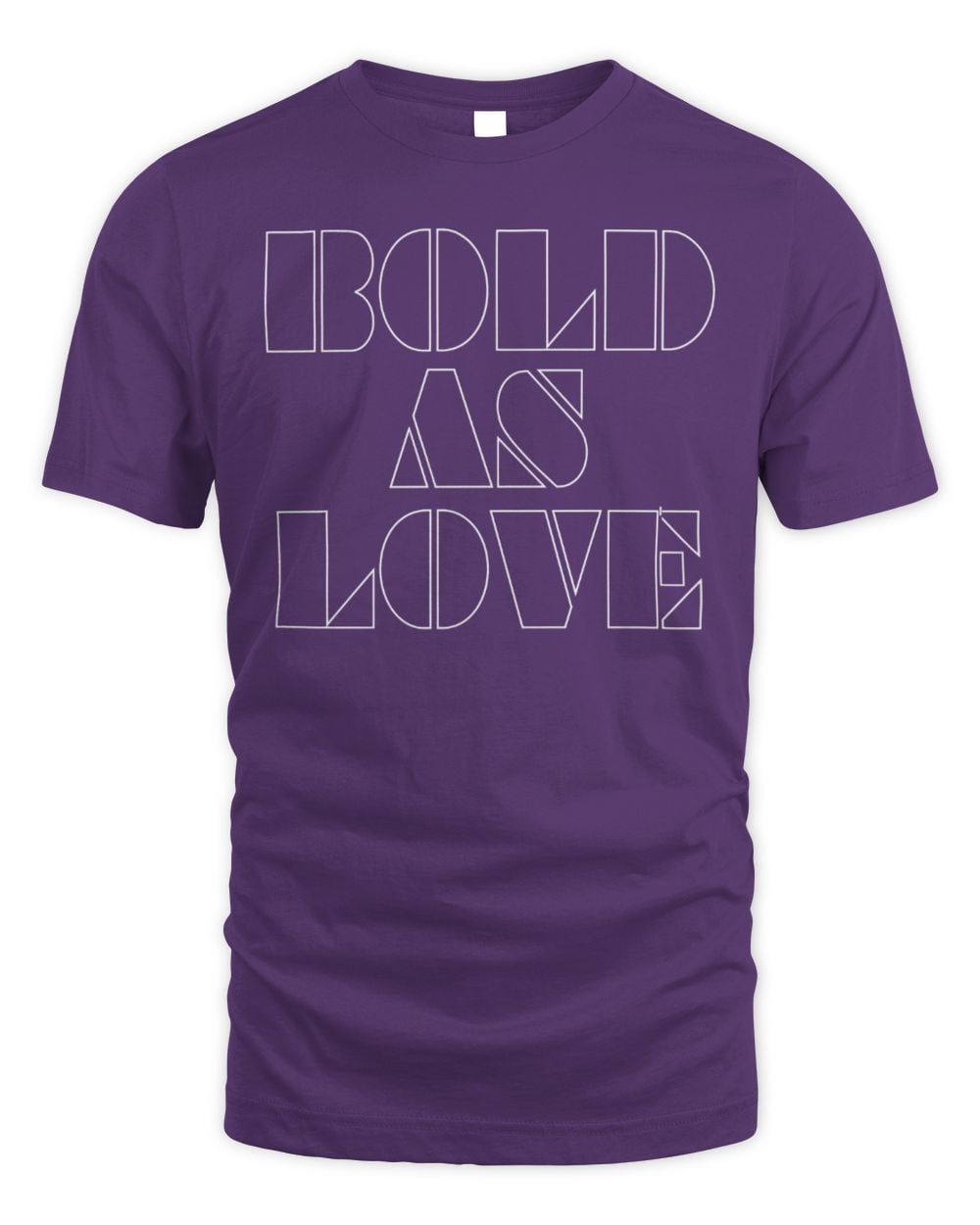 Jimi Hendrix Store Bold As Love Purple T-Shirt