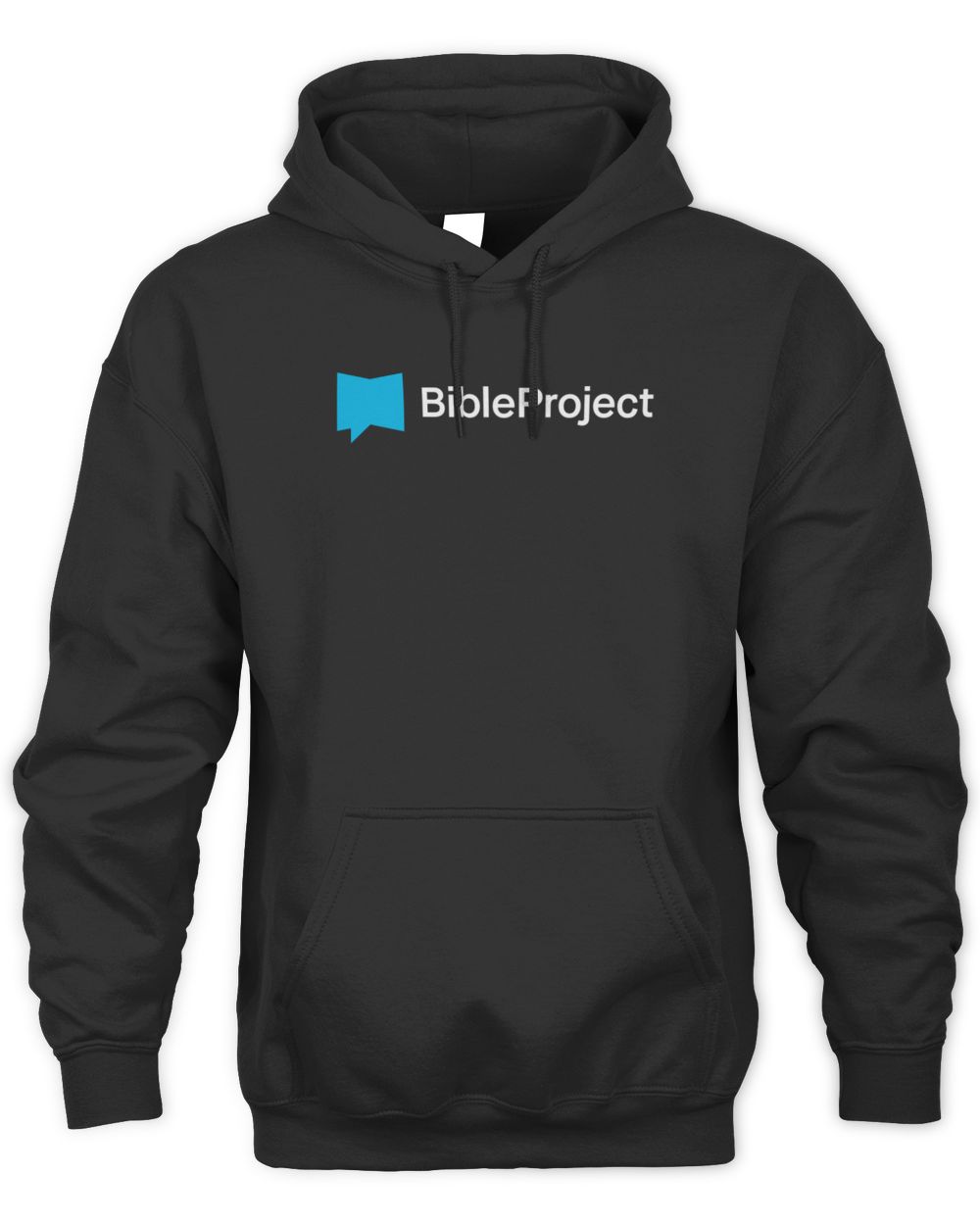Black BibleProject Logo Hoodie Sweatshirt