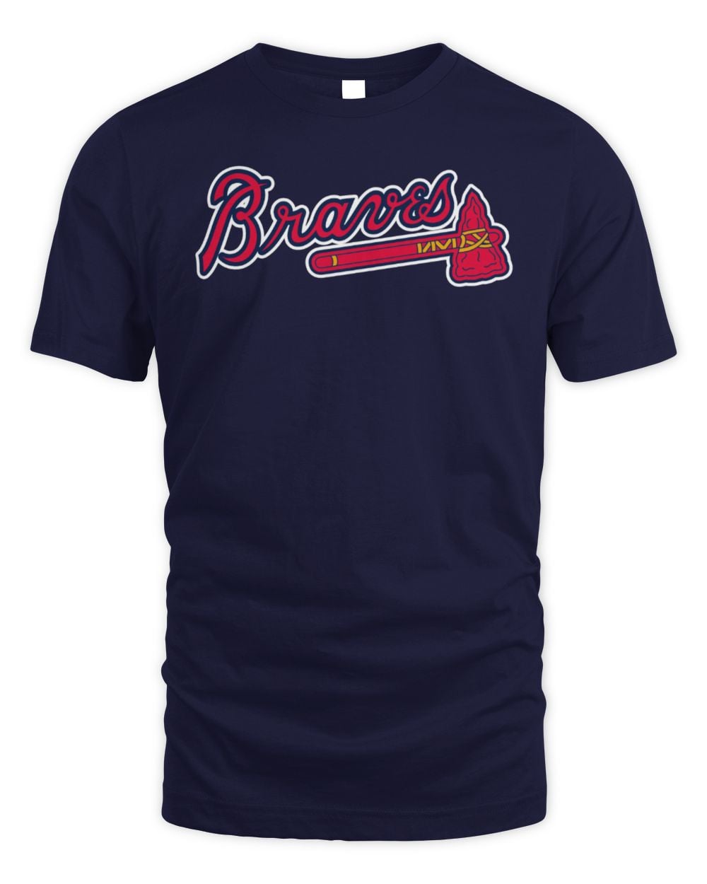 Men's Greg Maddux Navy Atlanta Braves Cooperstown Collection Name & Number T-Shirt