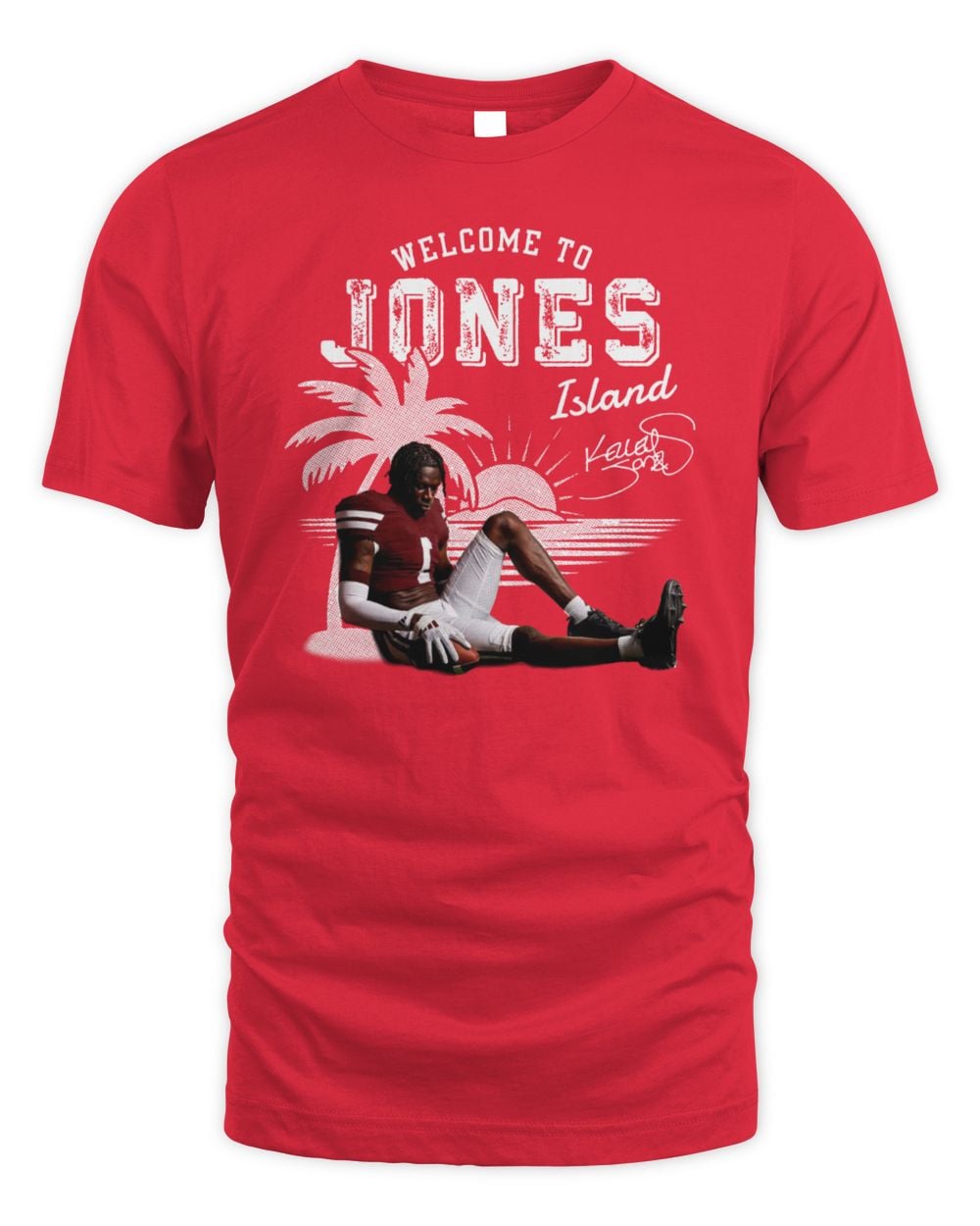 Kelley Jones Mississippi State Maroon "Welcome to the Jones Island" Tee