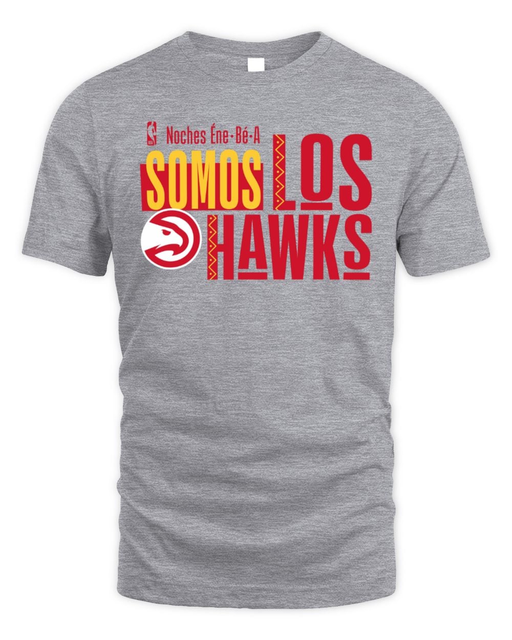 Men's Gray Atlanta Hawks Noches Training T-Shirt