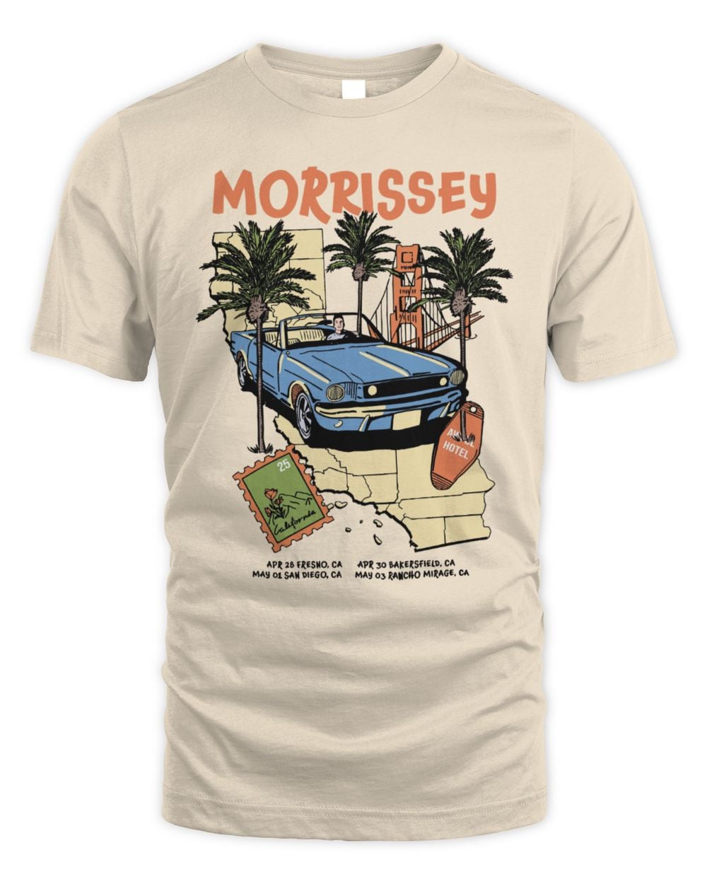Morrissey Merch California Tee