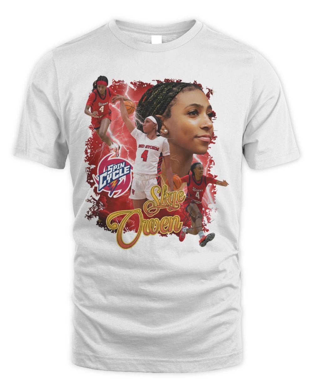 Skye Owen St Johns White 90s Graphic Tee