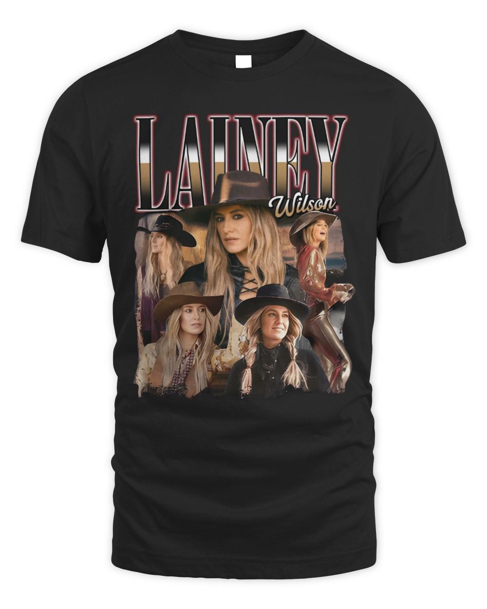 Lainey Wilson Photo Collage T-Shirt