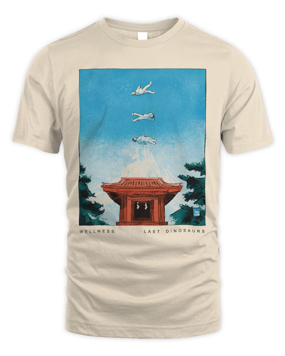 Last Dinosaurs Temple Faded Ecru T-Shirt