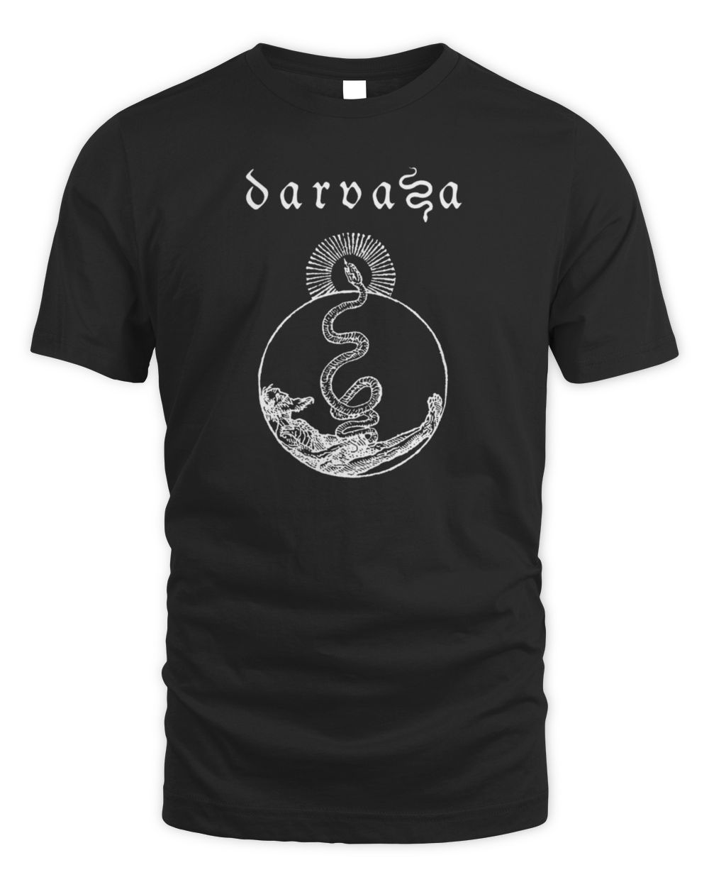 Darvaza Ascending Into Perdition Black T-Shirt