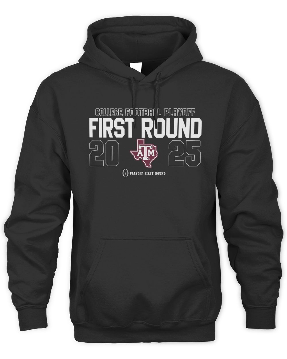 College Football Playoff 2025 First Round Texas A&M Aggies Hoodie