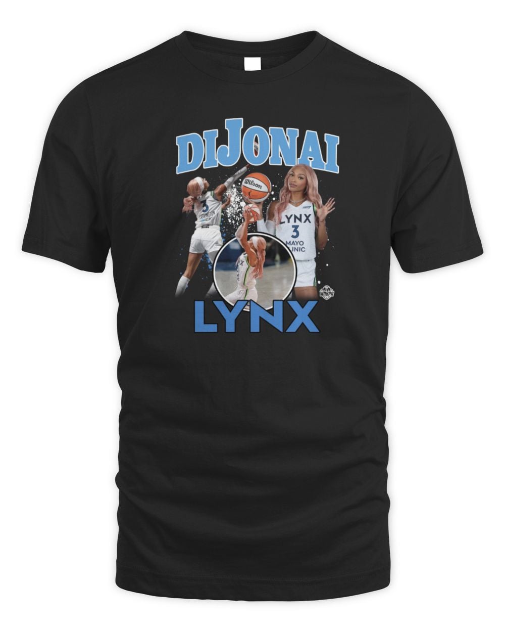 Stadium Essentials DiJonai Carrington Black Minnesota Lynx Crossroads T-Shirt