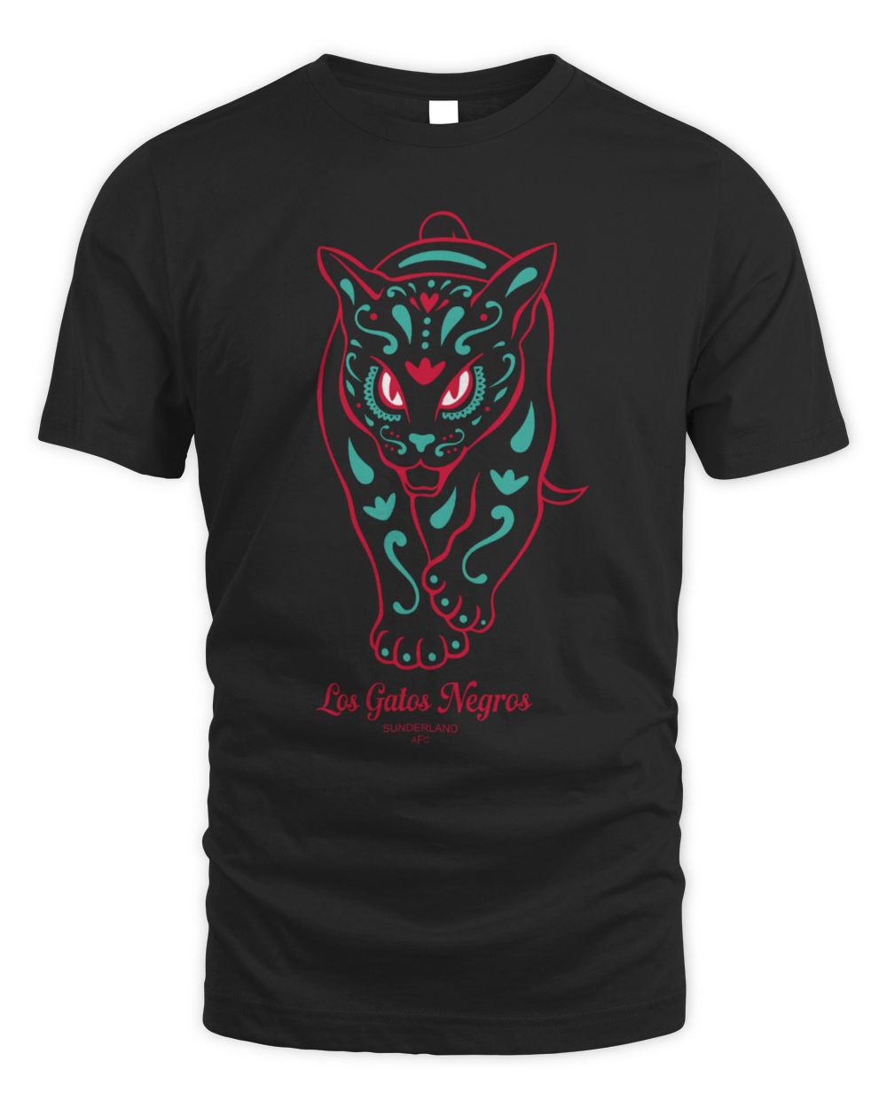 Sunderland Los Gatos Negros Graphic T-Shirt Black