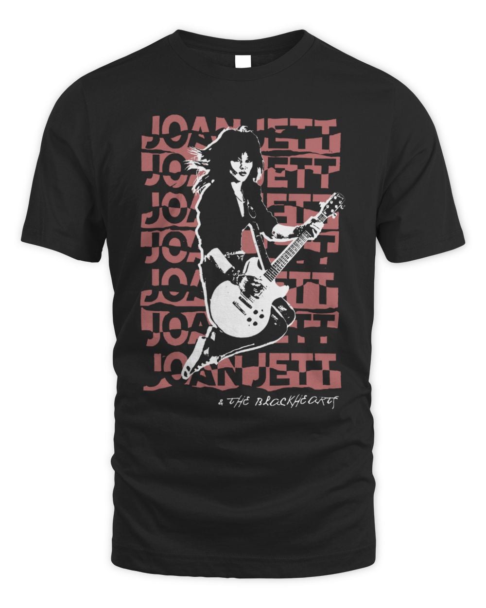 Joan Jett Store Jumping Joan Guitar Rips T-Shirt
