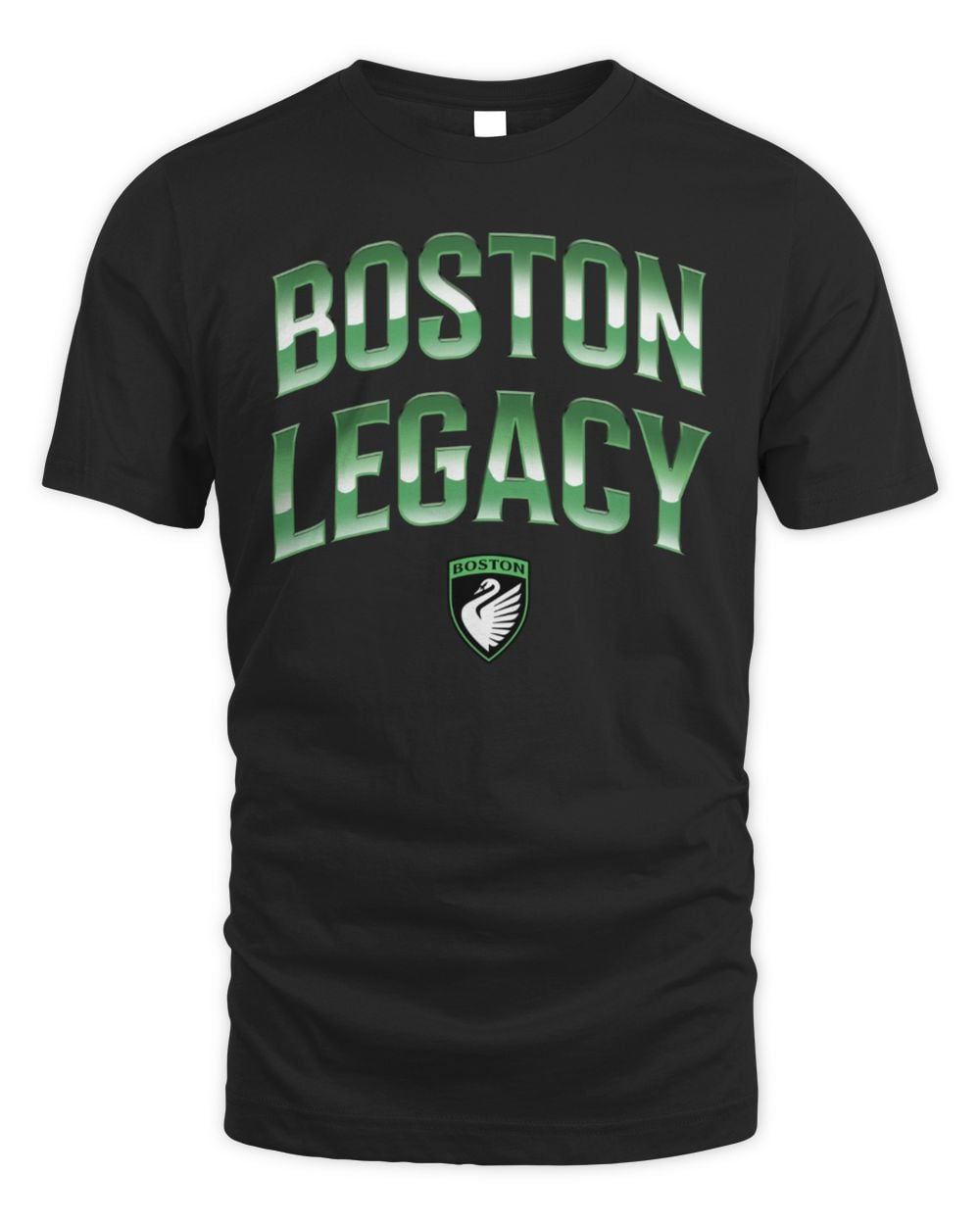 Men's 500 Level Black Boston Legacy FC Statement Type Graphic T-Shirt