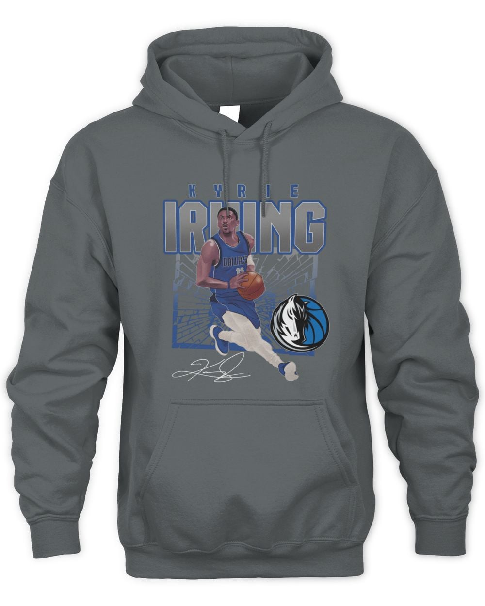 Kyrie Irving Dallas Mavericks Shattered Hoodie Sweatshirt