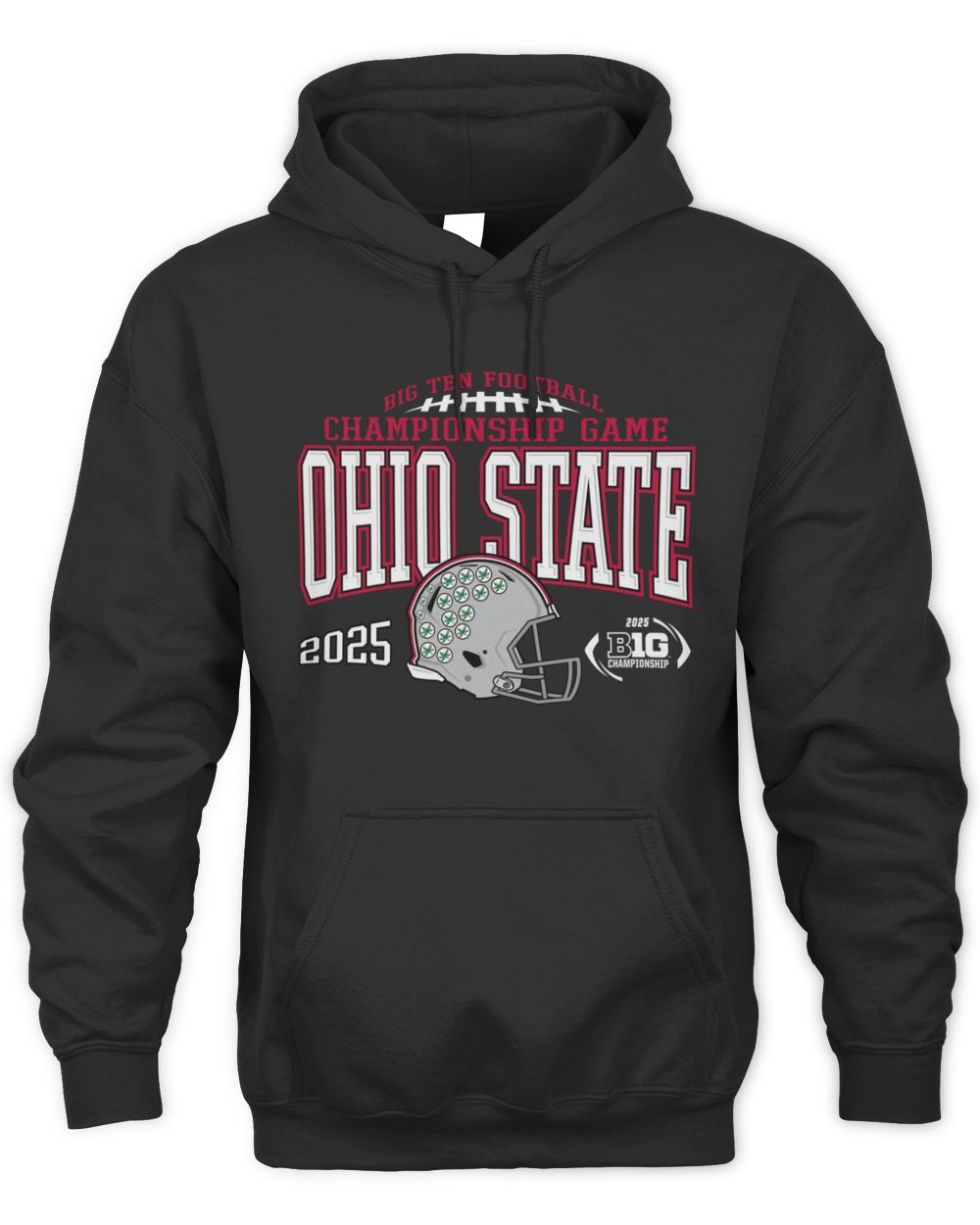 Ohio State Buckeyes Black Blue 84 Big Ten Football Championship Bound Hoodie