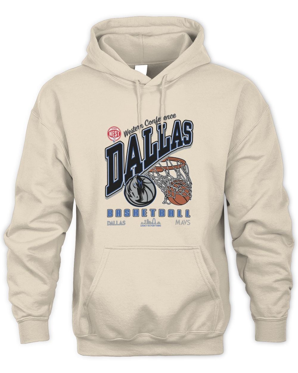 Dallas Mavericks 2025 City Edition Stone Hoodie Sweatshirt