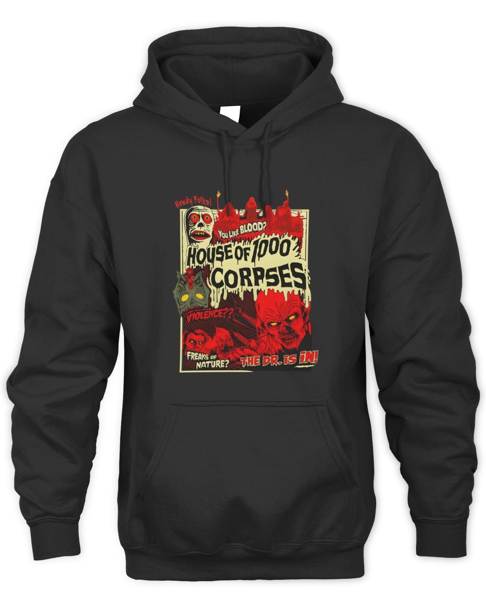 Rob Zombie The Doctor Is In Hoodie Sweatshirt