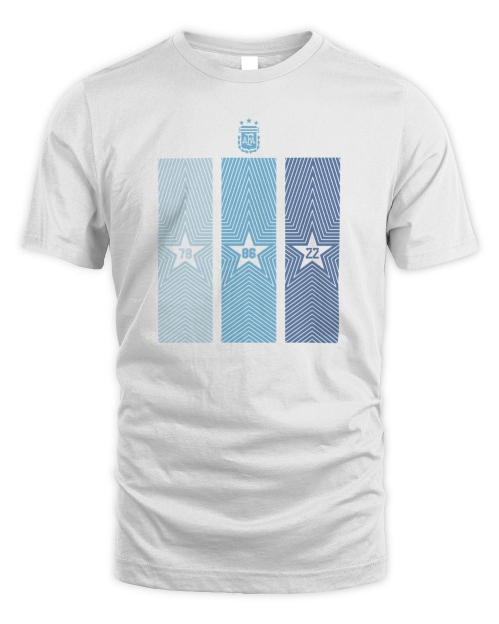 Men's White Argentina National Team FIFA x World Cup 2022 Winners Home T-Shirt