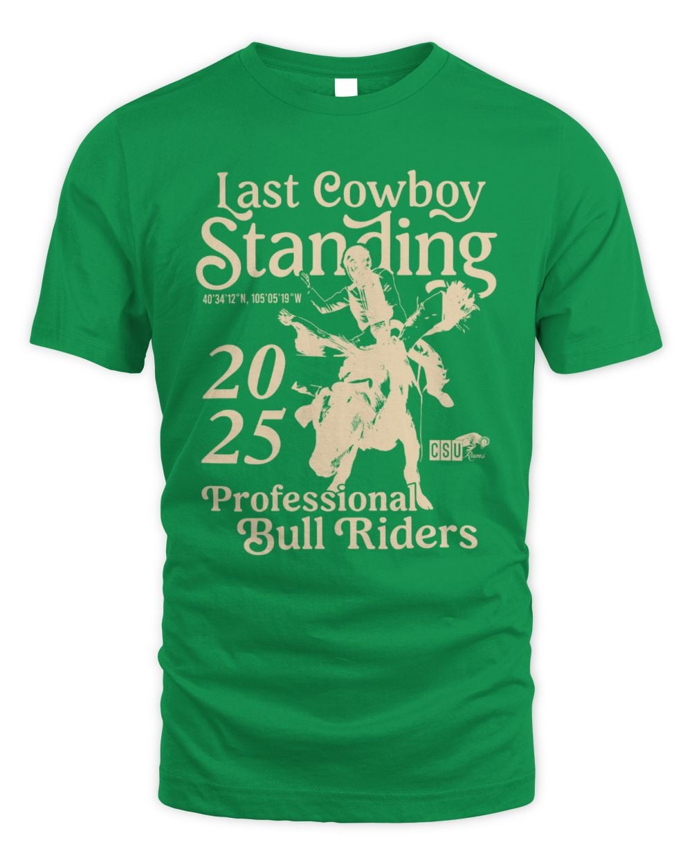 CSU Last Cowboy Standing Coordinates T-Shirt