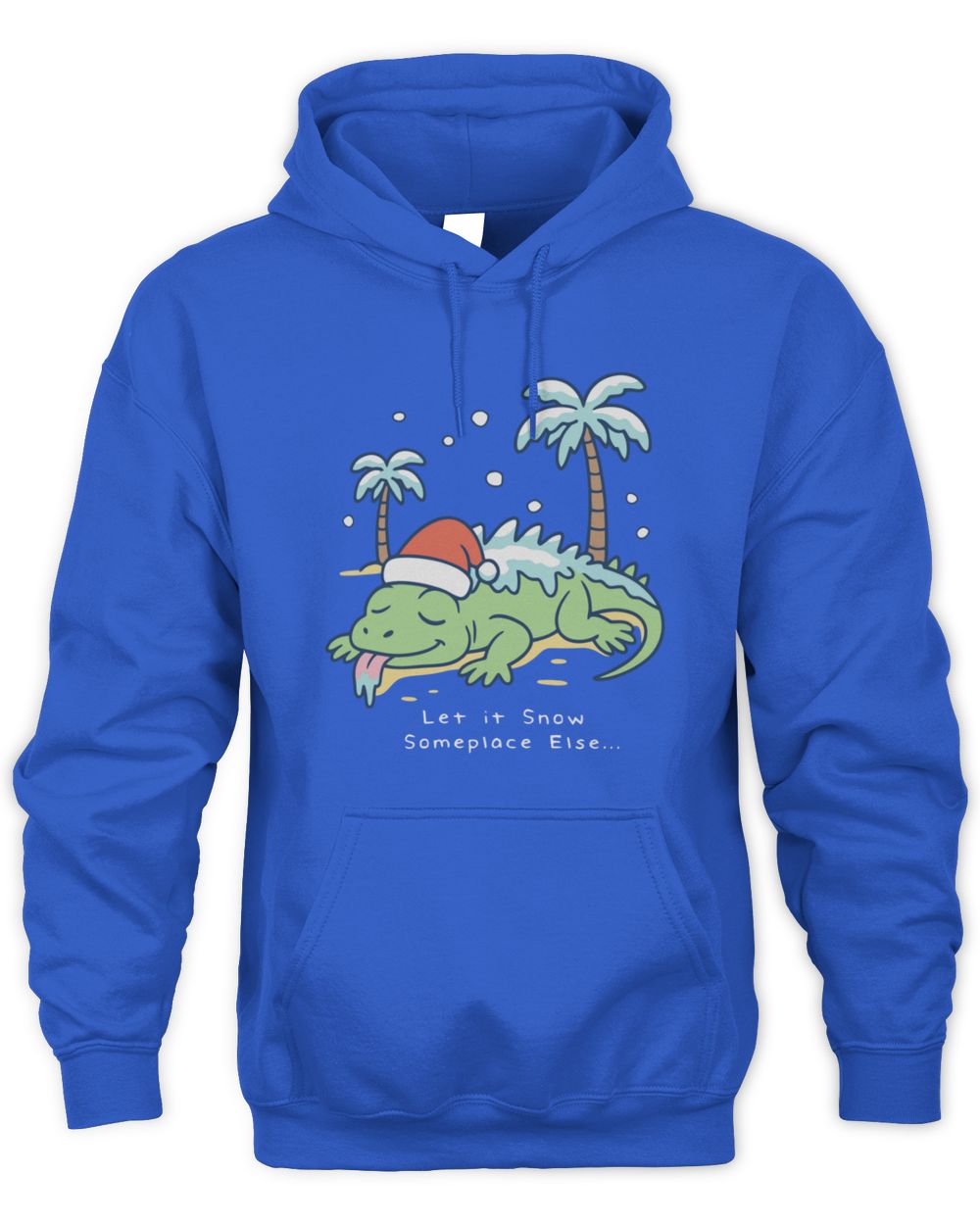 Frozen Iguana Royal Hoodie Sweatshirt