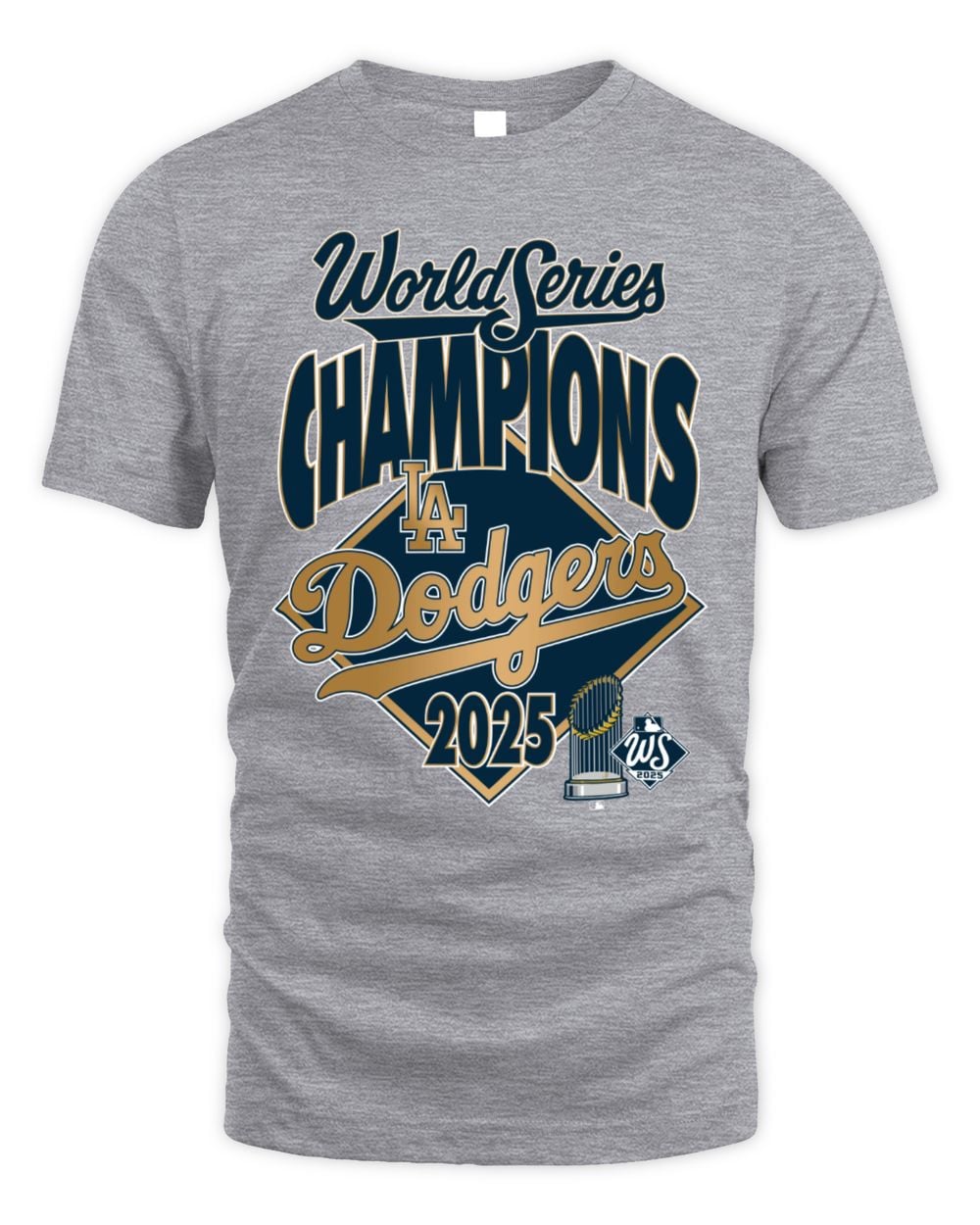 Men's Fanatics Los Angeles Dodgers 2025 World Series Champions Locker Room Replica T-Shirt
