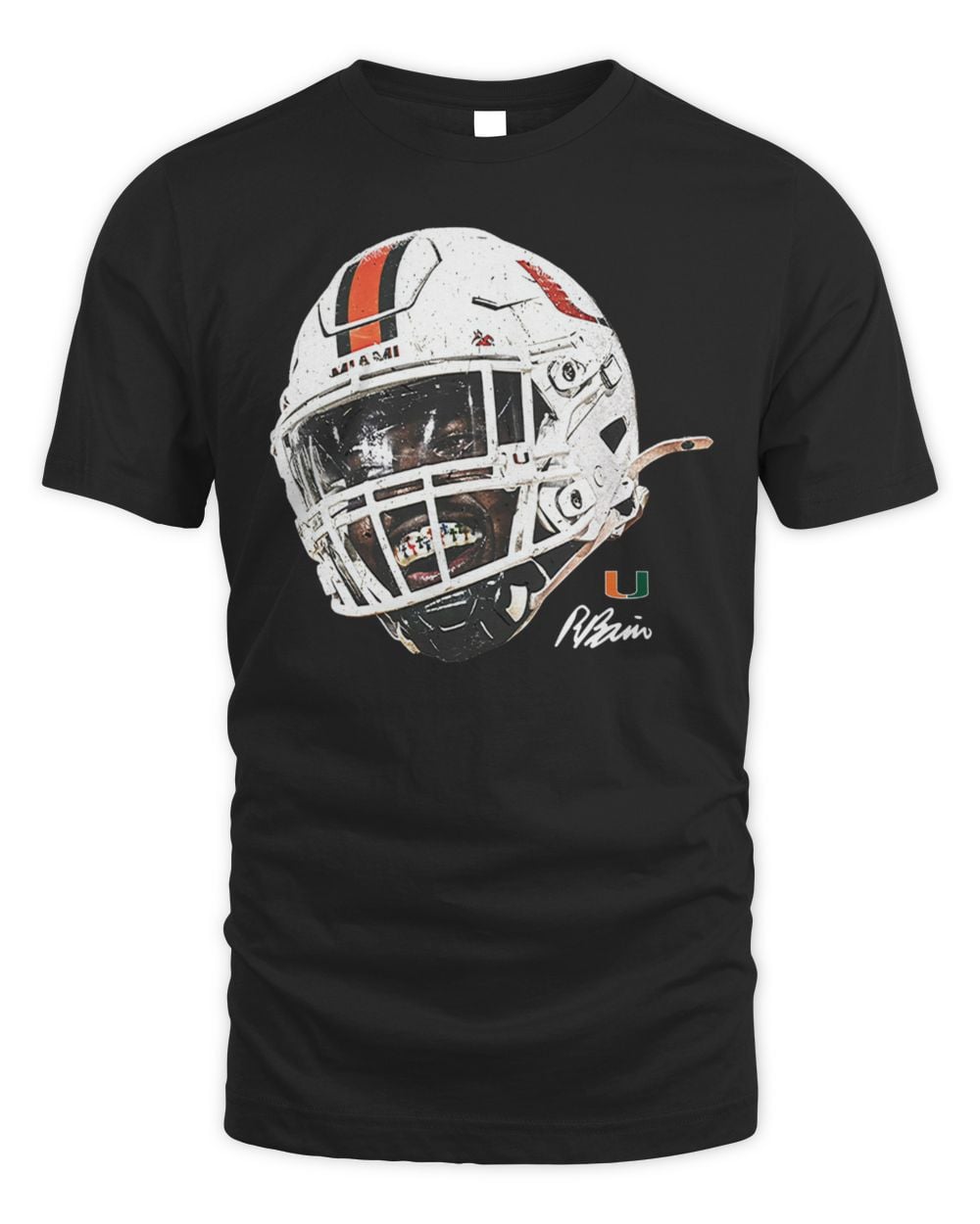 Rueben Bain Jr. Miami Hurricanes Unisex Game Face NIL T-Shirt