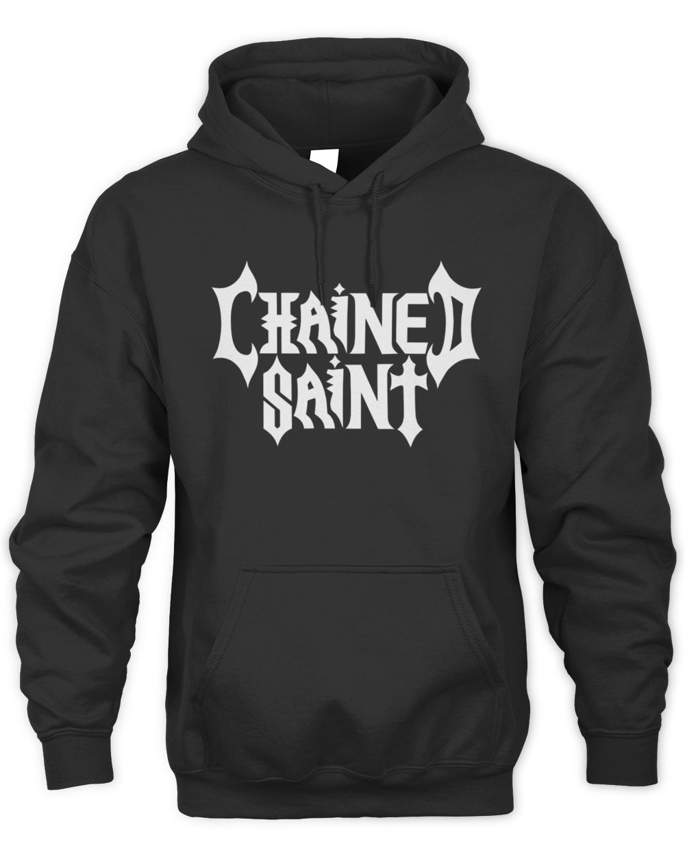 Chained Saint Merch Black Chained Saint Logo Hoodie