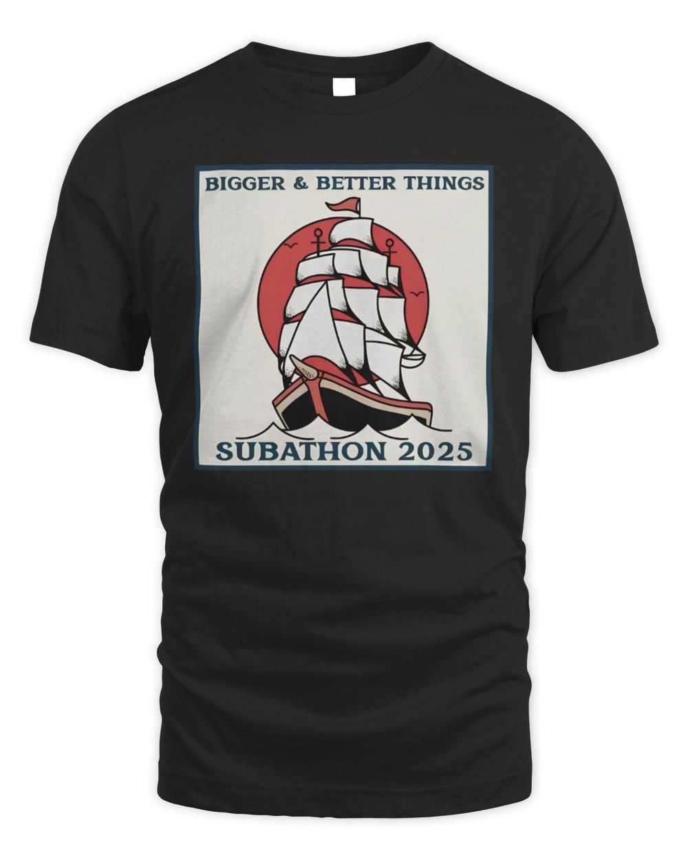 Huuge Merch Subathon 2025 T-Shirt Black