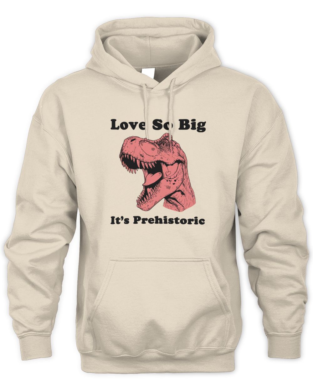 Love So Big It's Prehistoric Hoodie Sweatshirt
