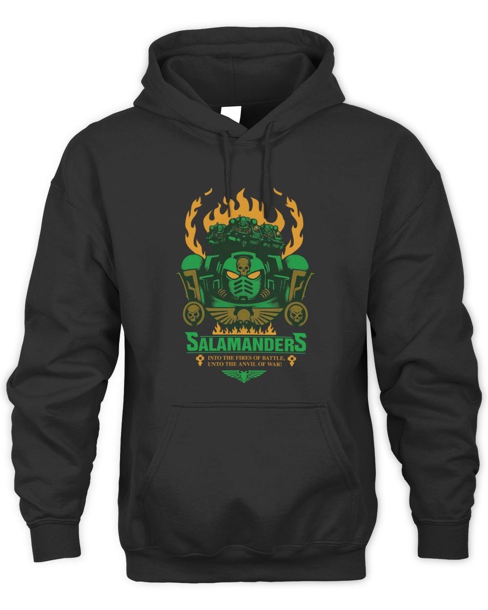Salamanders Fires of Battle Hoodie Sweatshirt