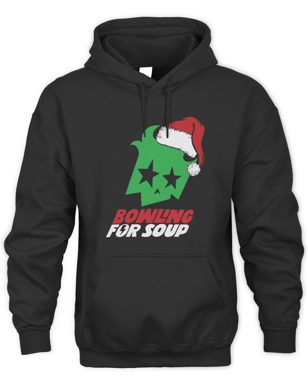 Bowling for Soup Christmas Jerry Black Hoodie Sweatshirt