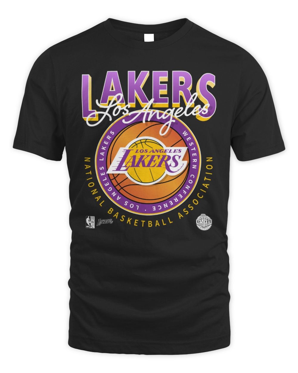 Los Angeles Lakers Mens Conference Throwback Tee