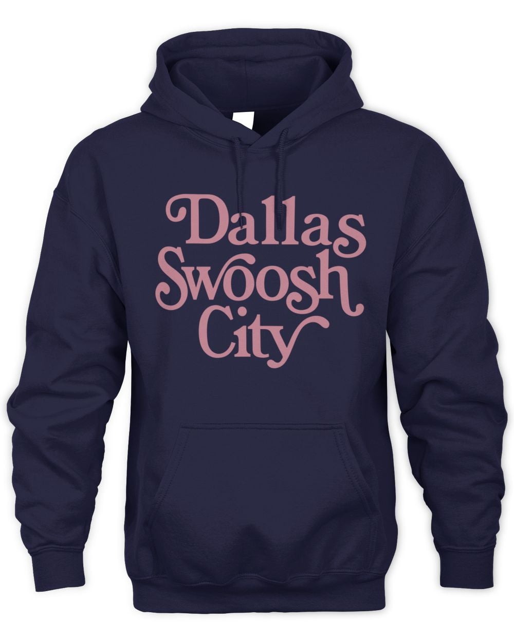 Dallas Swoosh City Navy Hoodie Sweatshirt