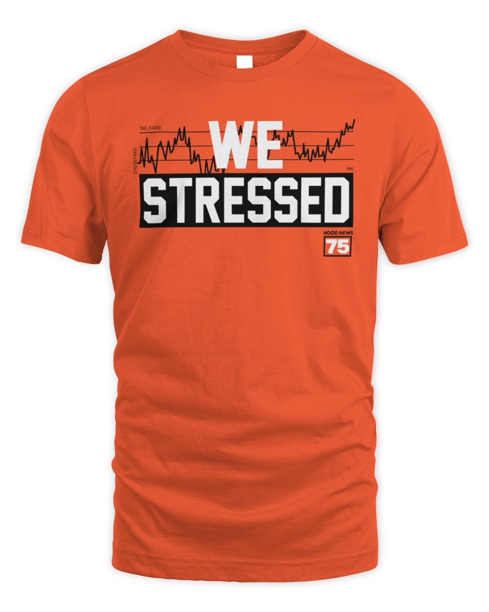 Cincy Shirts Shop We Stressed Hood News 75 Tee