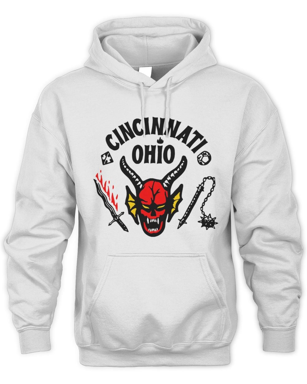 Cincy Shirts Shop Cincinnati Hellfire Hoodie Sweatshirt