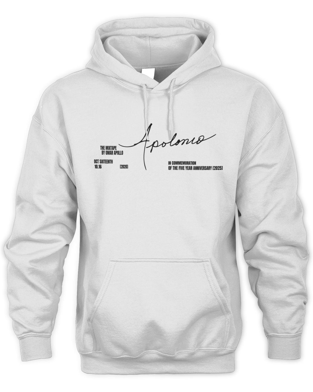 Omar Apollo Apolonio Anniversary Hoodie Sweatshirt