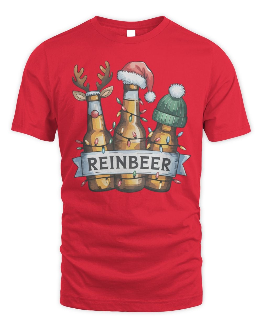 Reinbeer Christmas Red T-Shirt