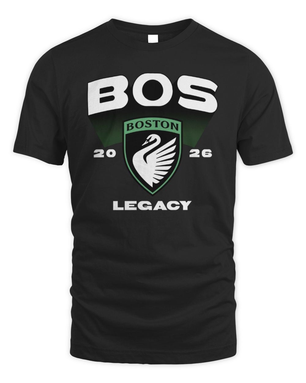 Men's 500 Level Black Boston Legacy FC Emblem Graphic T-Shirt