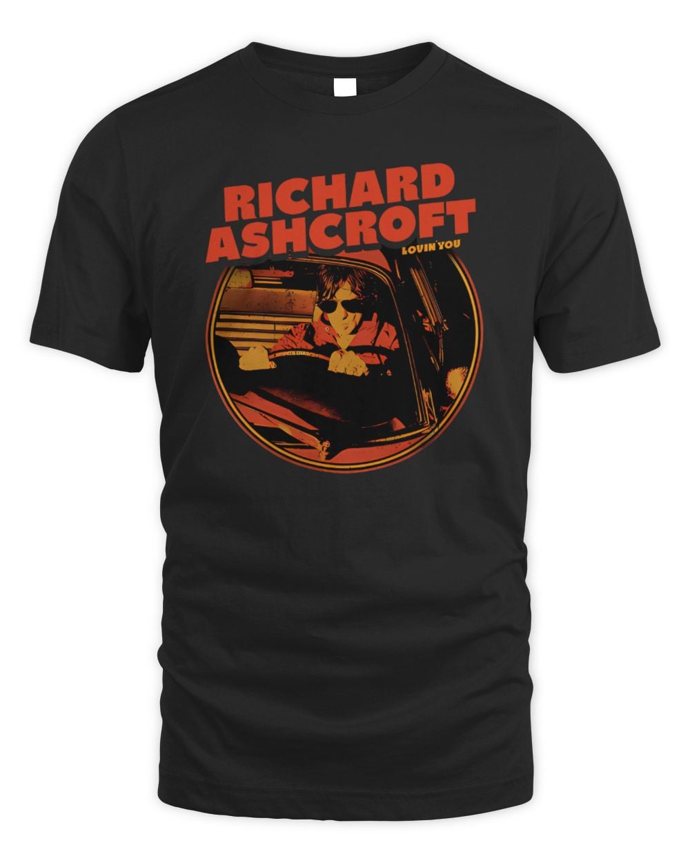 Richard Ashcroft Merch 2025 Richard Ashcroft Lovin’ You Black Tee