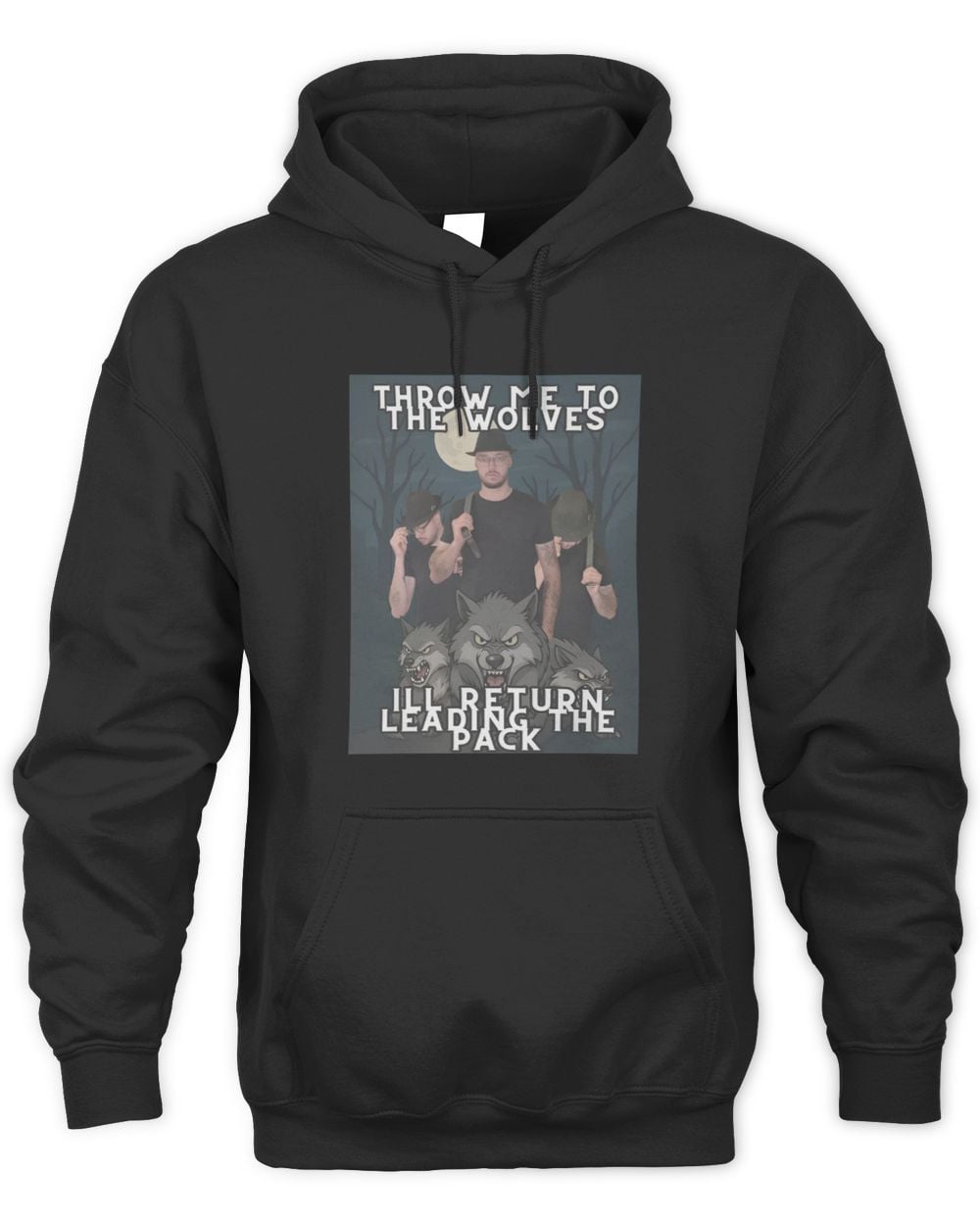 Bofem Merch Throw Me To The Wolves Hoodie Black