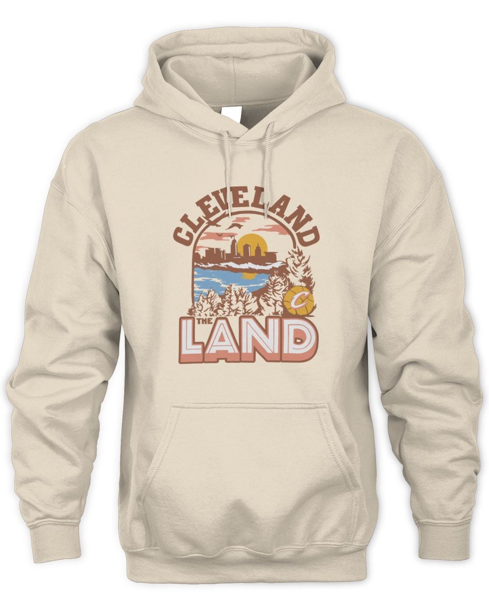 Cavaliers Team Shop Homage The Land Sunset Hoodie Sweatshirt