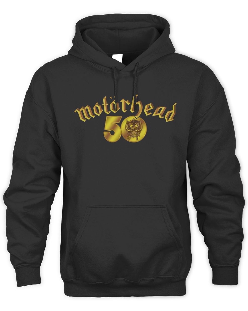 Motorhead Store 50th Anniversary Gold Logo Hoodie Sweatshirt
