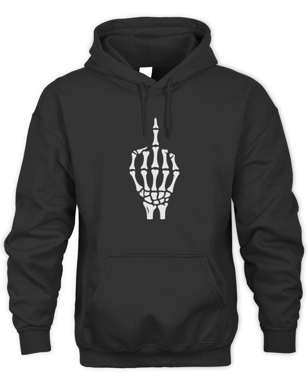 Middle Finger Black Hoodie Sweatshirt
